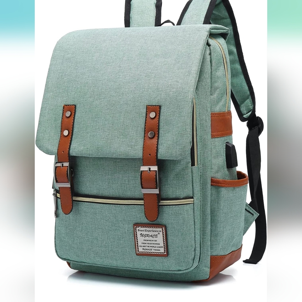 Seafoam green backpack